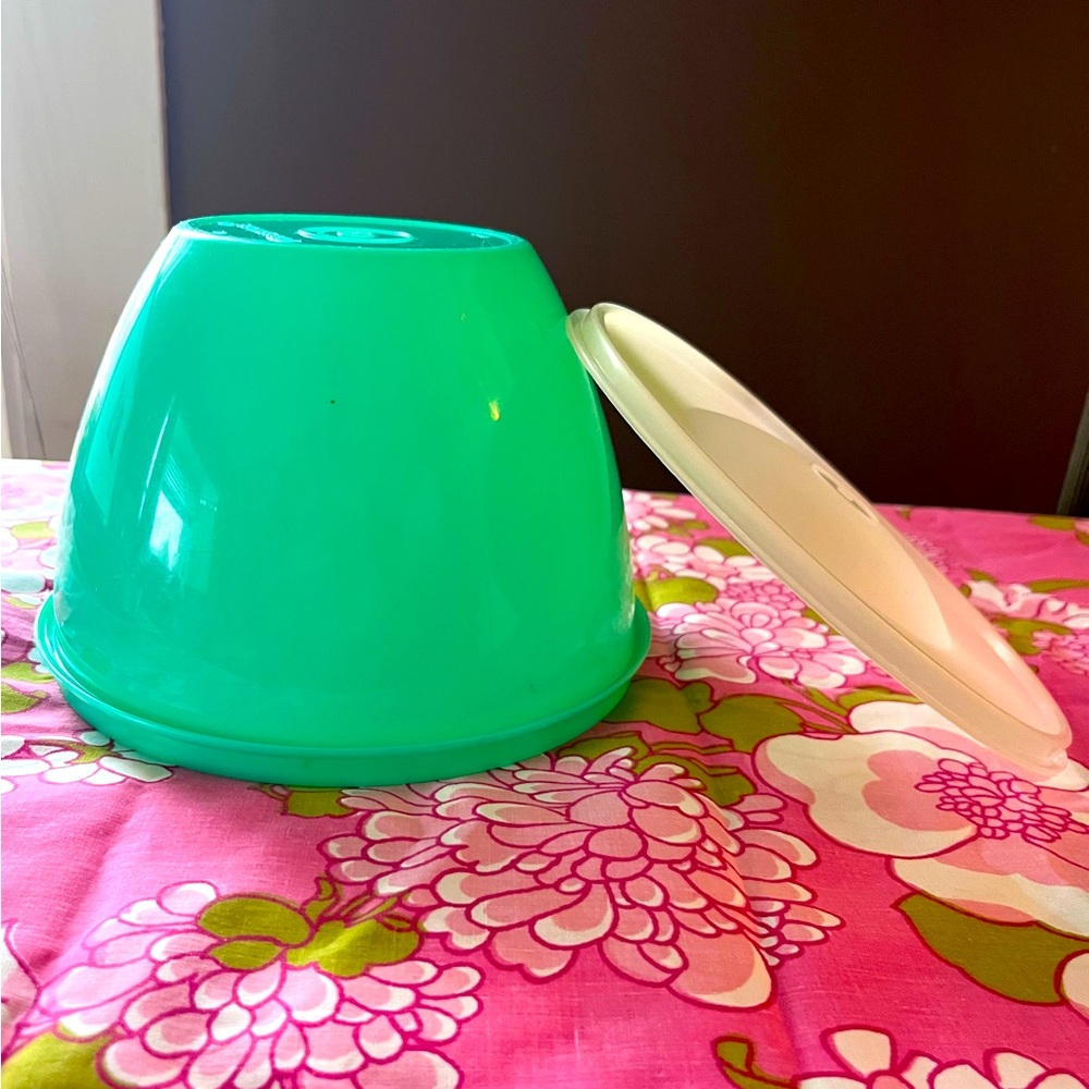 Vintage Tupperware Jadeite Crisper no insert